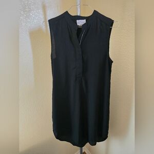 Rhapsadielle Sleeveless Front Zip Up Dress
